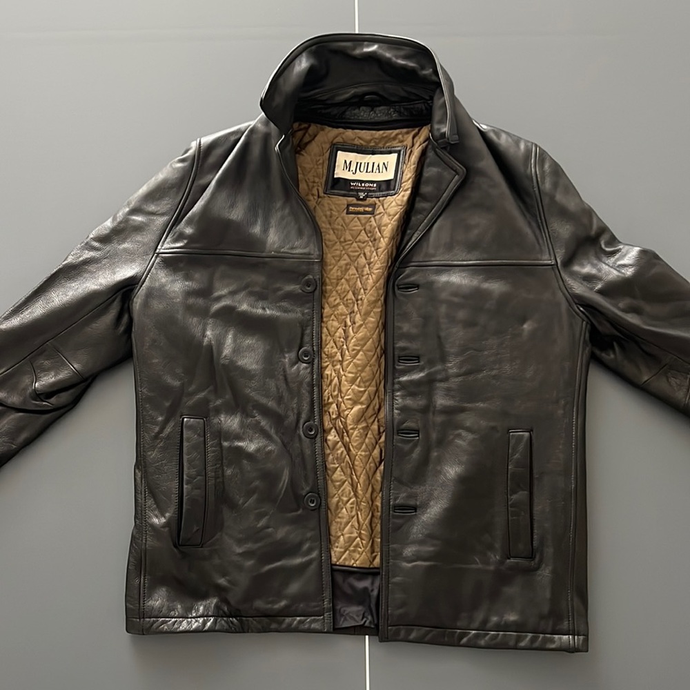 Men’s M. Julian Wilson’s leather jacket, med.